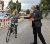 Per Rad oder zu Fuß durch die Geiselbachbaustelle