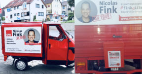 Nicolas Finks “Kümmerkasten” vor Ort