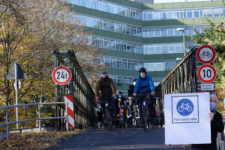 Fuß- und Radverkehr trennen auf Pulverwiesenbrücke