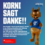 “Korni macht Sport” von der KSK ausgezeichnet