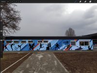 SV 1845-Projekt „Sportliches Graffiti”