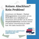 Infoabend Schulabschluss Sompon Socialservice e.V.