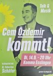 Bundestagswahl am 26.9.: Cem Özdemir in Esslingen