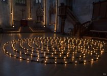 Lichterlabyrinth in der Franziskanerkirche