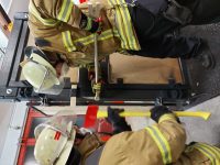 Berkheimer Feuerwehr trainiert Türoffnung