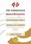 Qualitätssiegel „STB Turnschule Gold“