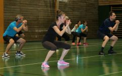 Power-Workout in der Klarasporthalle