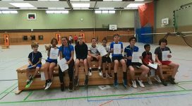 Badmintonnachwuchs der TS Esslingen auf Höhenflug