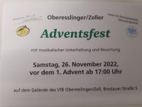 VFB Oberesslingen/Zell  Adventsfest