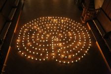Lichterlabyrinth in der Franziskanerkirche