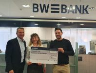 BW-Bank spendet 1000 EUR an Tischtennis-Abteilung