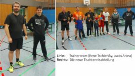 Turnverein Zell bietet wieder Tischtennis an