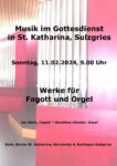 Musik für Fagott und Orgel in St. Katharina