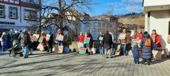 Mahnwache für Demokratie und gegen rechts