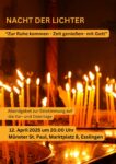 Nacht der Lichter im Münster St. Paul