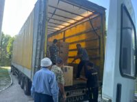 Hilfstransport in Kamjanec-Podilskyj angekommen