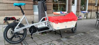 Zwei Lastenräder und Critical Mass am Fr. 15.8.