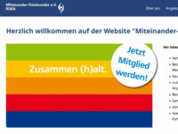 Neue Webseite bei Miteinander-Füreinander e.V.