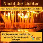 Nacht der Lichter im Münster St. Paul