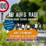 Tausende Radfahrende machen B10 sicher fürs Rad