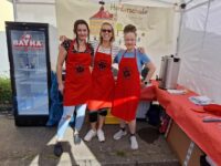 Waffelverkauf der Herderschule auf dem Wäsemle