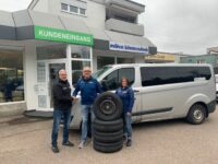 Neue Reifen für den Vereinsbus!!
