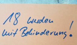 18 werden mit Behinderung. Was ist zu beachten.