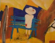 Oktober mit Cyanotypien und Aquarellen