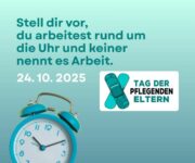Tag der pflegenden Eltern – Rückenwind ist dabei!