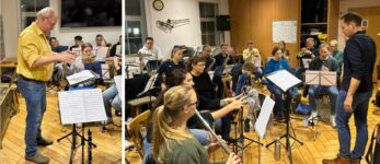 Überraschungsbesuch in der Probe!