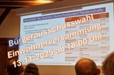 An alle Einwohnerinnen und Einwohner aus den Stadtteilen….