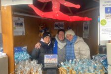 Turnerinnen auf dem Weihnachtsmarkt