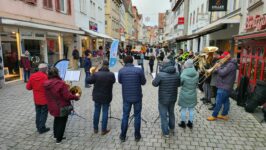 Weihnachtliche Musik in der Esslinger Innenstadt