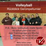 Volleyball: Rückblick und neues Trainingsangebot