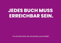 Jedes Buch muss erreichbar sein