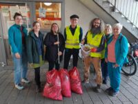 gemeinsame Putzaktion mit TTES