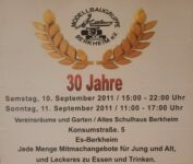 Gratulation zum 25jährigen Zwiebel-Jubiläum