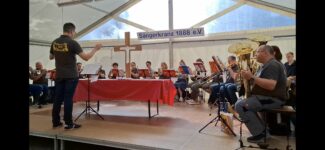 Gottesdienst im Sängerkranzzelt