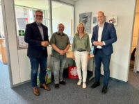 David Preisendanz bei der Caritas Fils-Neckar-Alb