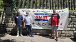 SV Mettingen beim neuen Quartierszentrum