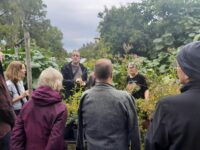 Gartenkultour am 18.8. trotz Regen ein Erfolg