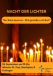 Nacht der Lichter im Münster St. Paul